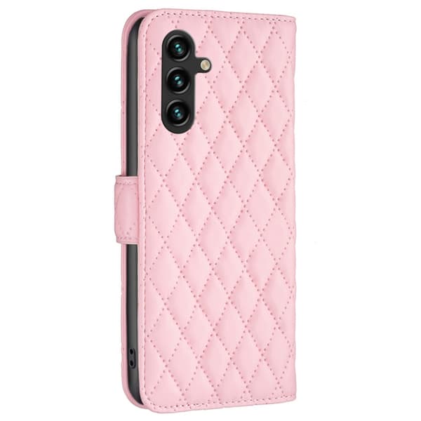 SKALO Samsung A05s 4G BINFEN COLOR Tikattu Lompakko - Pinkki