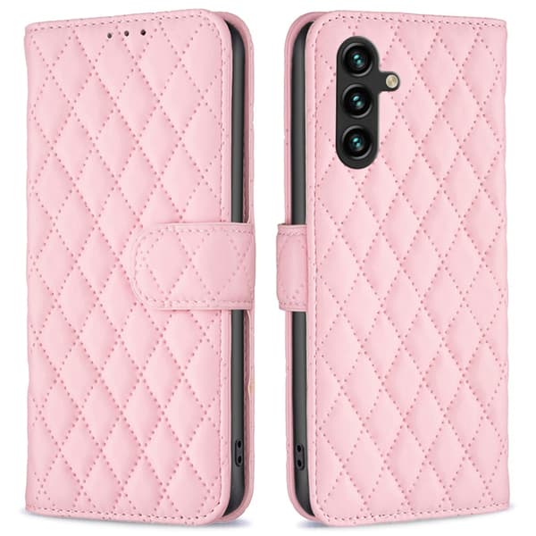 SKALO Samsung A05s 4G BINFEN COLOR Tikattu Lompakko - Pinkki