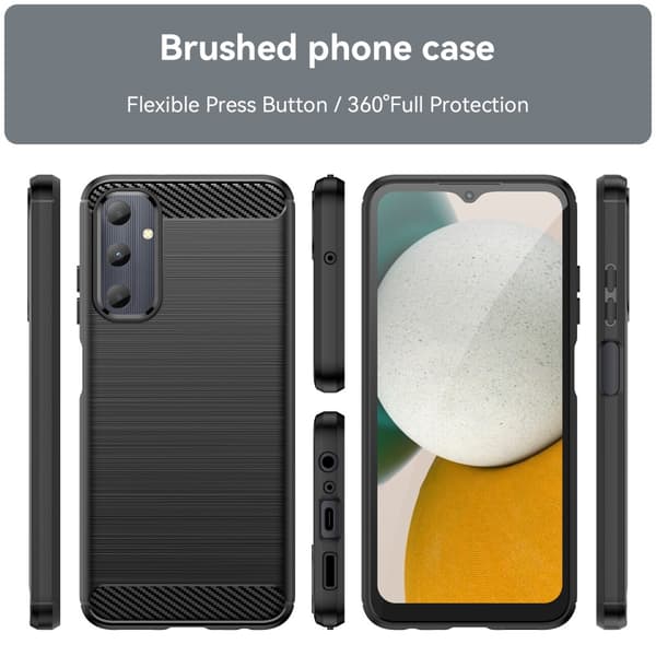 SKALO Samsung A05s 4G Armor Carbon Stöttåligt TPU-skal
