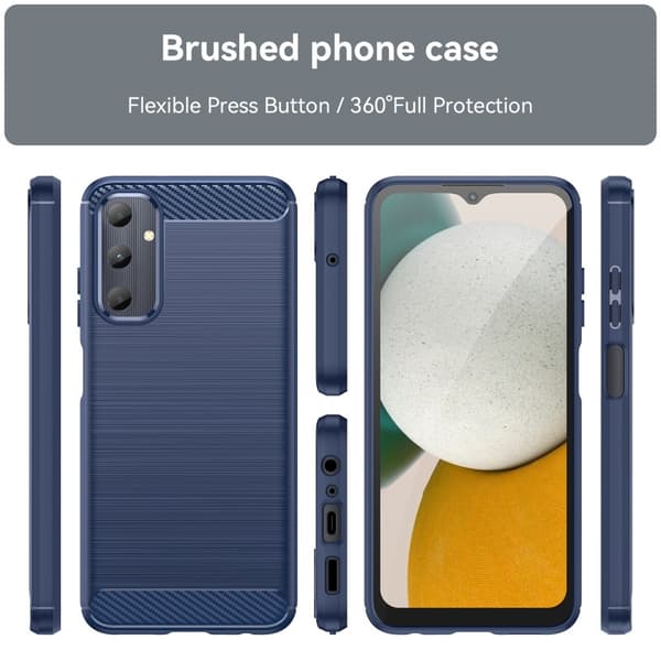 SKALO Samsung A05s 4G Armor Carbon Stöttåligt TPU-skal