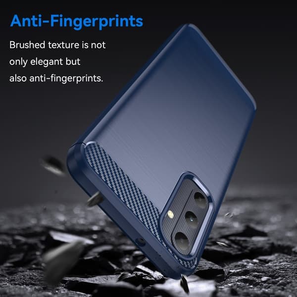 SKALO Samsung A05s 4G Armor Carbon Stöttåligt TPU-skal