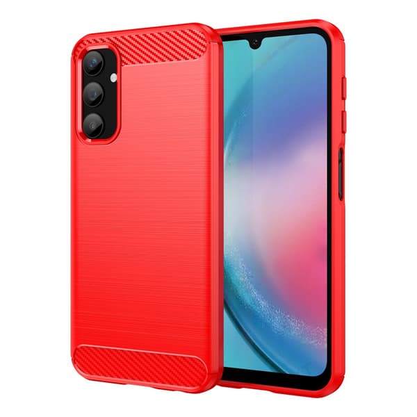 SKALO Samsung A25 5G Armor Carbon Stöttåligt TPU-skal