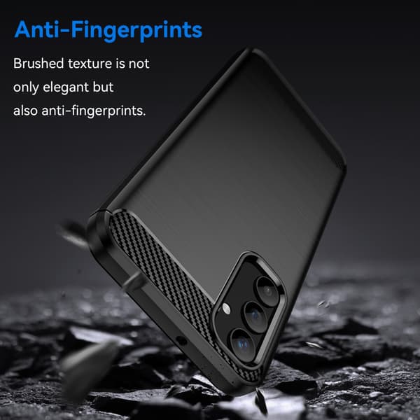 SKALO Samsung A25 5G Armor Carbon Stöttåligt TPU-skal