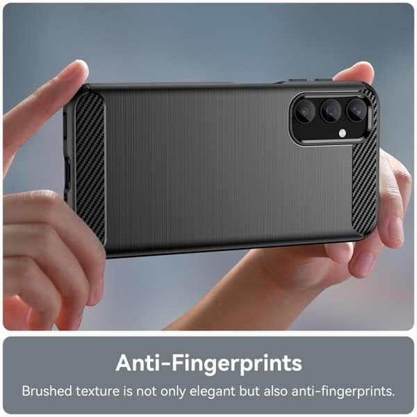 SKALO Samsung A25 5G Armor Carbon Stöttåligt TPU-skal