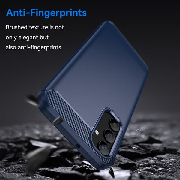 SKALO Samsung A25 5G Armor Carbon Stöttåligt TPU-skal