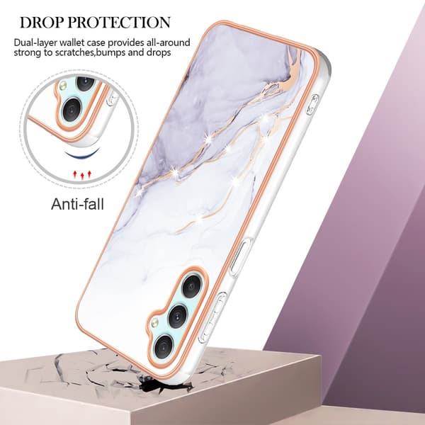SKALO Samsung A25 5G Marmori TPU kuori - #3