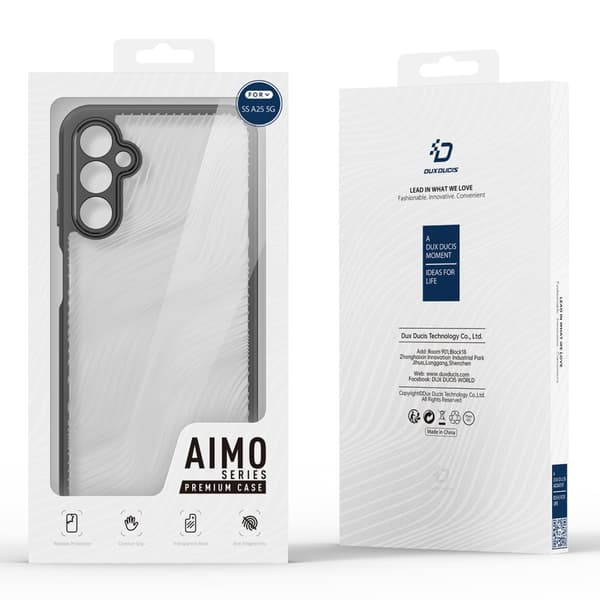 DUX DUCIS Samsung A25 5G Aimo Series Suojakuori - Musta