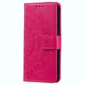 Pikkukuva 4 / 5: SKALO Samsung A25 5G Mandala lompakkokotelo - Cerise