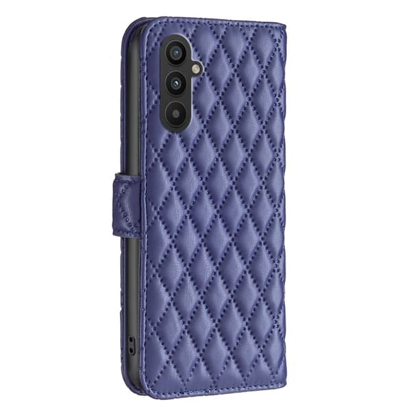 SKALO Samsung A25 5G BINFEN COLOR Quiltet Pung - Blå