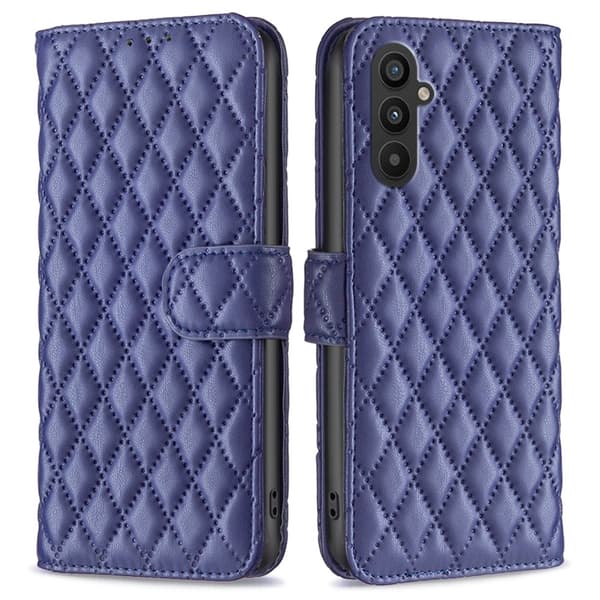 SKALO Samsung A25 5G BINFEN COLOR Quiltet Pung - Blå