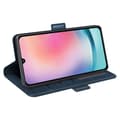 Pikkukuva 3 / 6: SKALO Samsung A25 5G Premium Wallet Lompakkokotelo - Sininen