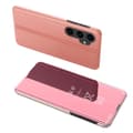 Miniatyrbillede 1 af 8: SKALO Samsung S23 FE Clear View Flip Cover - Rosa guld