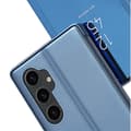 Pikkukuva 6 / 8: SKALO Samsung S23 FE Clear View Lompakkokotelo - Sininen