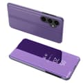 Pikkukuva 1 / 8: SKALO Samsung S23 FE Clear View Lompakkokotelo - Violetti