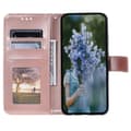 Pikkukuva 2 / 6: SKALO Samsung S23 FE Mandala lompakkokotelo - Ruusukulta
