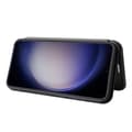 Pikkukuva 3 / 10: SKALO Samsung S23 FE Carbon Fiber Lompakkokotelo - Musta