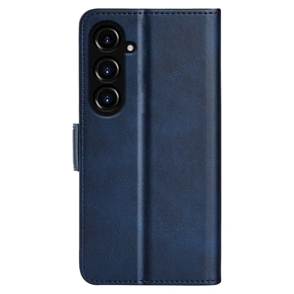 SKALO Samsung S23 FE Premium Wallet Flip Cover - Blå