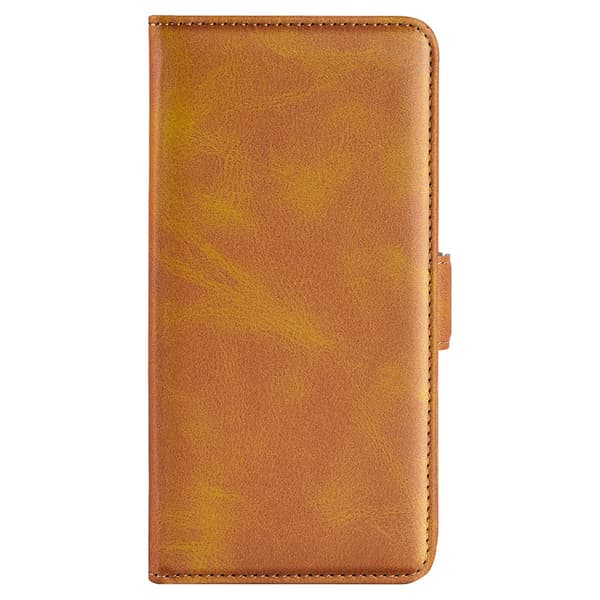 SKALO Samsung S23 FE Premium Wallet Flip Cover - Brun