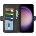 Pikkukuva 2 / 7: SKALO Samsung S23 FE Premium Wallet Lompakkokotelo - Musta