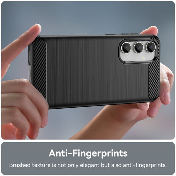 SKALO Samsung S23 FE Armor Carbon Stöttåligt TPU-skal