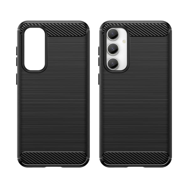 SKALO Samsung S23 FE Armor Carbon Stöttåligt TPU-skal