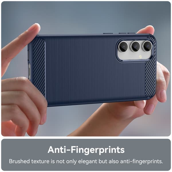 SKALO Samsung S23 FE Armor Carbon Stødsikker TPU-cover