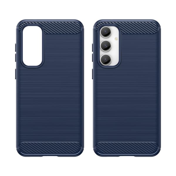 SKALO Samsung S23 FE Armor Carbon Stødsikker TPU-cover