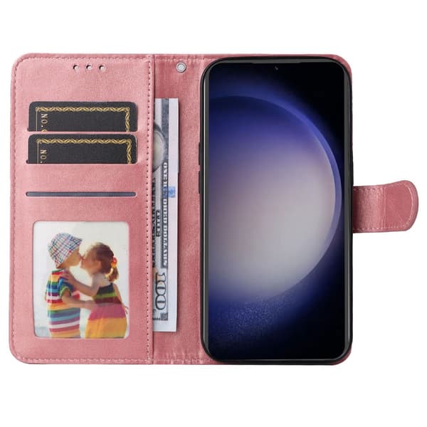 SKALO Samsung S23 FE PU-Läder Plånboksfodral
