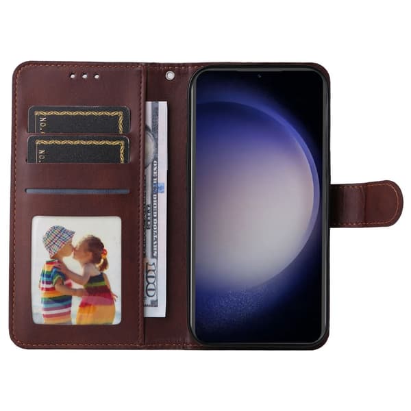 SKALO Samsung S23 FE PU-Läder Plånboksfodral