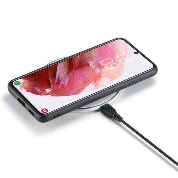 DG.MING Samsung S24 Premium PU-Läder Hybrid Skal - Grön
