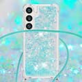 Pikkukuva 4 / 7: SKALO Samsung S24 Juoksuhiekka Glitter Mobile kaulapanta - Turkoosi