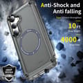 Miniatyrbillede 5 af 7: SKALO Samsung S24 Transparent TPU Magnet/Metal Cover - Sort