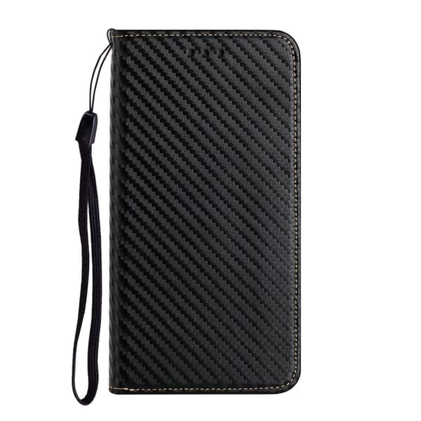 SKALO Samsung S24 Carbon Fiber Pungetui - Sort
