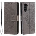 Pikkukuva 1 / 6: SKALO Samsung S24 Mandala lompakkokotelo - Harmaa