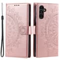Pikkukuva 1 / 6: SKALO Samsung S24 Mandala lompakkokotelo - Ruusukulta