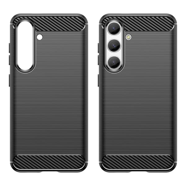 SKALO Samsung S24 Armor Carbon Stødsikker TPU-cover