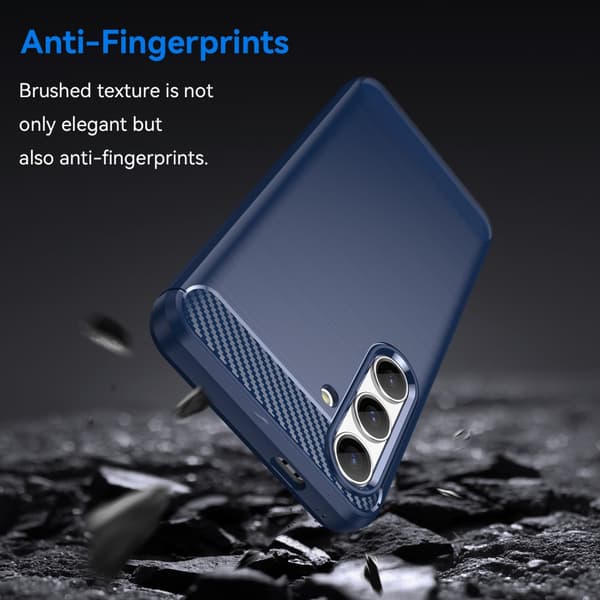 SKALO Samsung S24 Armor Carbon Stødsikker TPU-cover