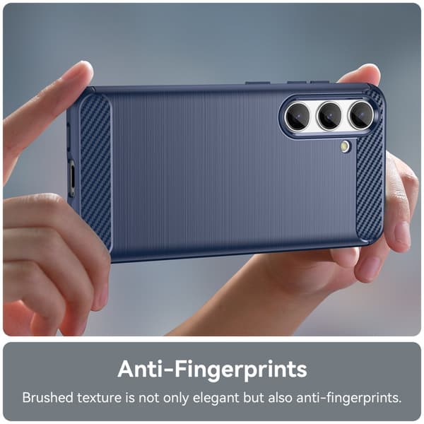 SKALO Samsung S24 Armor Carbon Stødsikker TPU-cover