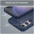 Miniatyrbillede 6 af 9: SKALO Samsung S24 Armor Carbon Stødsikker TPU-cover