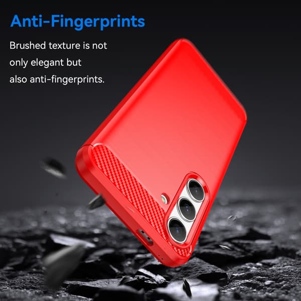 SKALO Samsung S24 Armor Carbon Stødsikker TPU-cover