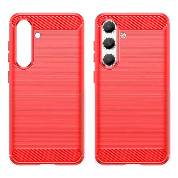 SKALO Samsung S24 Armor Carbon Stødsikker TPU-cover
