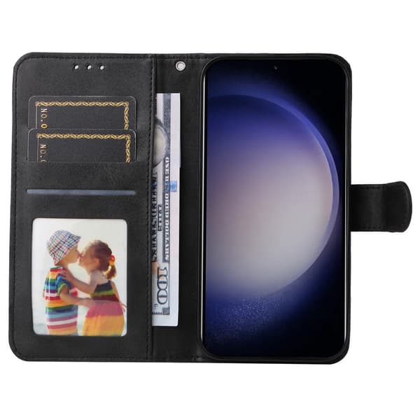 SKALO Samsung S24 PU-nahkainen Lompakkokotelo