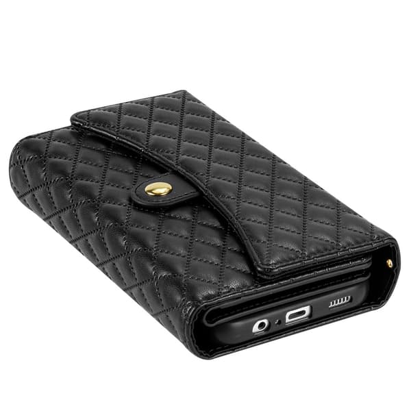 SKALO Samsung S24 Evelope Clutch 8-Lokeroa - Musta