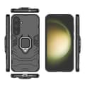 Pikkukuva 5 / 5: SKALO Samsung S24+ Armor Hybridi metallirengas kuori - Musta