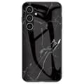 Miniatyrbillede 1 af 7: SKALO Samsung S24+ Marmor hærdet glas TPU Cover - #4