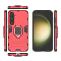 Pikkukuva 5 / 5: SKALO Samsung S24+ Armor Hybridi metallirengas kuori - Punainen