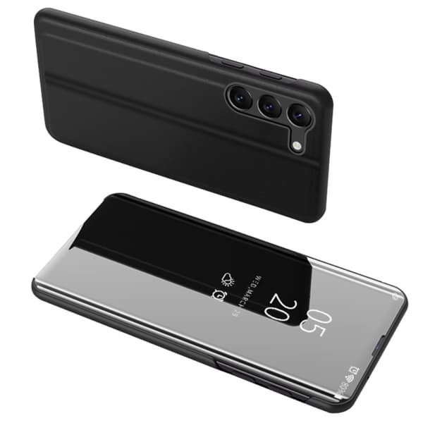SKALO Samsung S24+ Clear View Flip Cover - Sort