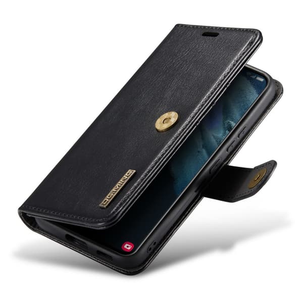 DG MING Samsung S24+ 2-i-1 Magnet Plånboksfodral - Svart