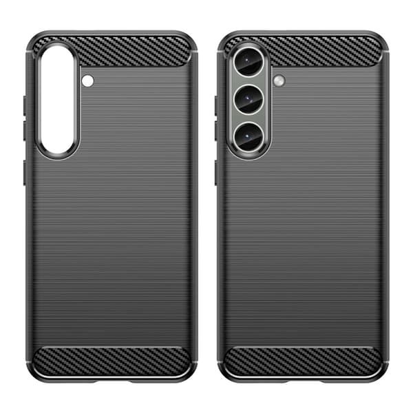 SKALO Samsung S24+ Armor Carbon Stødsikker TPU-cover