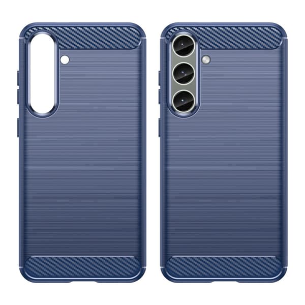 SKALO Samsung S24+ Armor Carbon Iskunkestävä TPU suojakuori